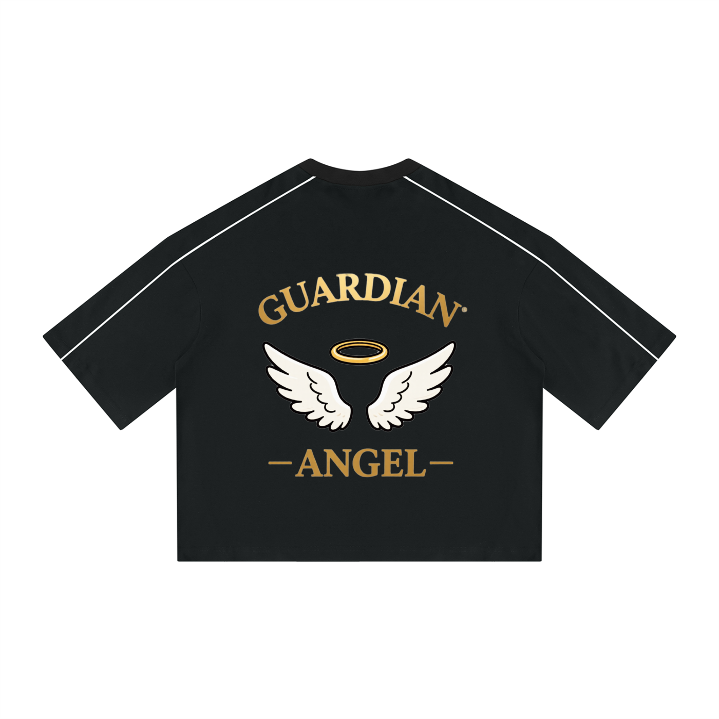 Unisex Heavyweight Boxy Piping T-Shirt
