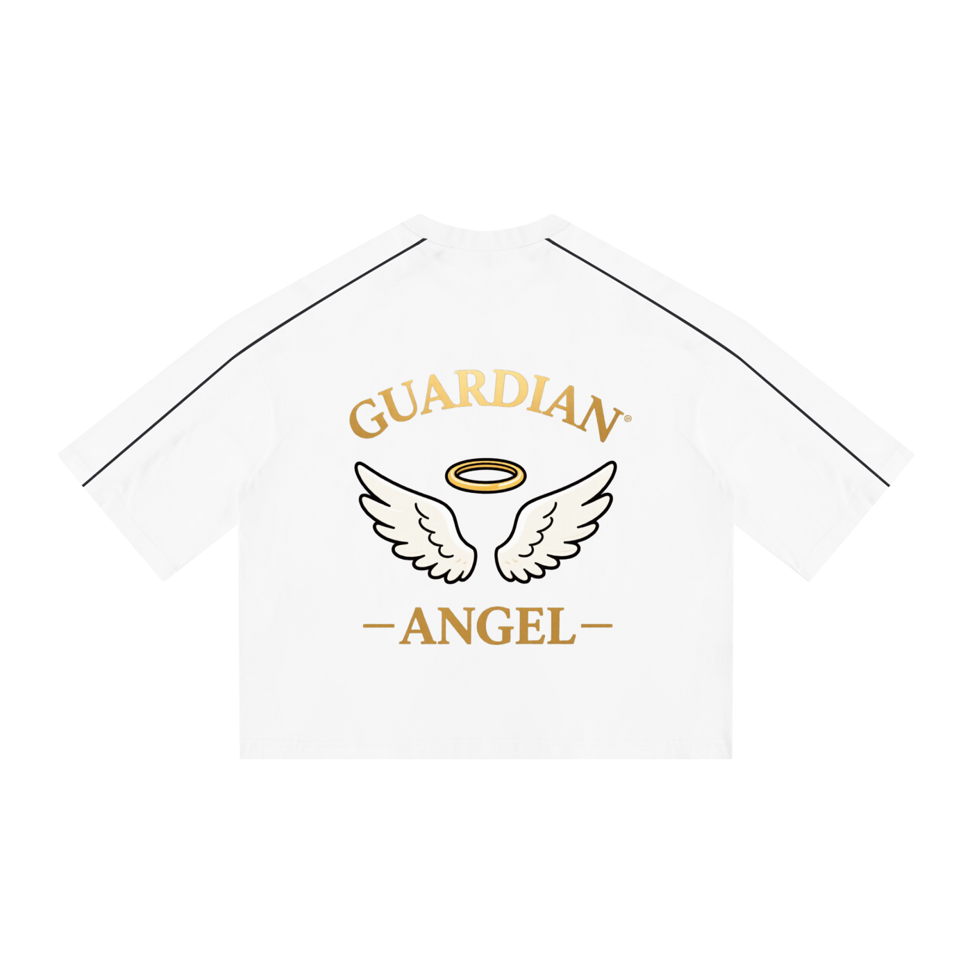Unisex Heavyweight Boxy Piping T-Shirt