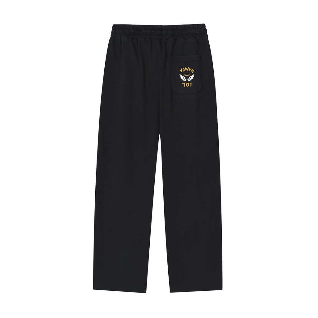 YWH Striped Straight-Leg Sweatpants
