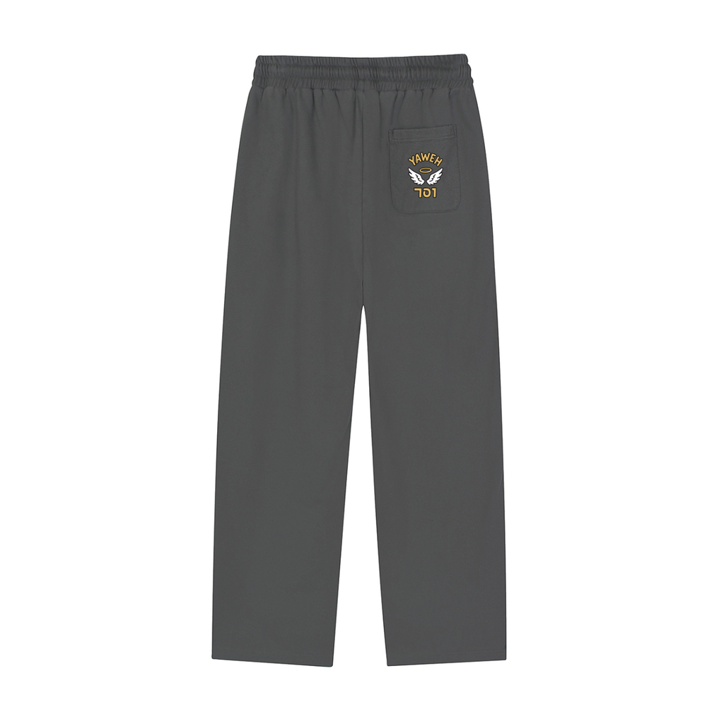 YWH Striped Straight-Leg Sweatpants
